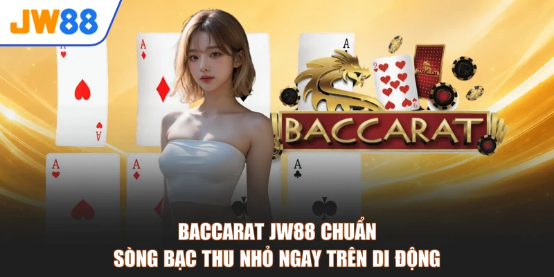 Baccarat JW88 Chuẩn Sòng Bạc Thu Nhỏ Ngay Trên Di Động