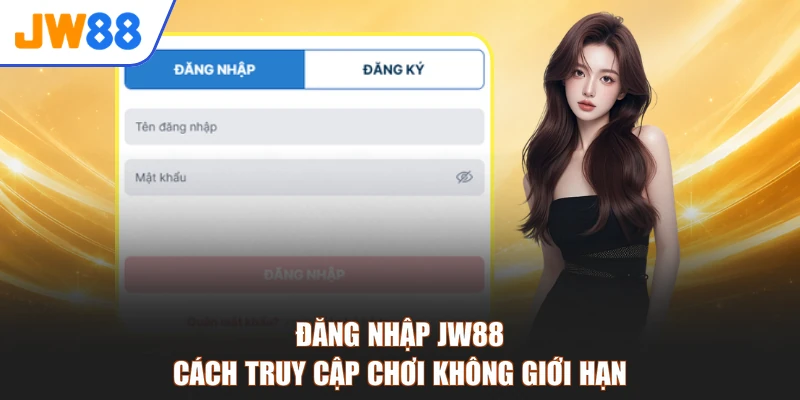 Đăng Nhập JW88 - Cách Truy Cập Chơi Không Giới Hạn