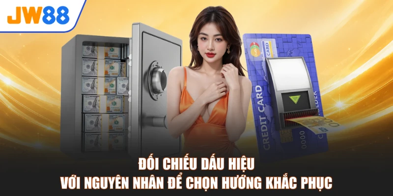 Đối chiếu dấu hiệu với nguyên nhân để chọn hướng khắc phục