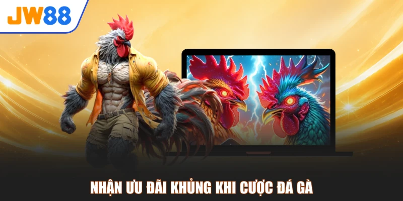 Nhận ưu đãi khủng khi cược đá gà