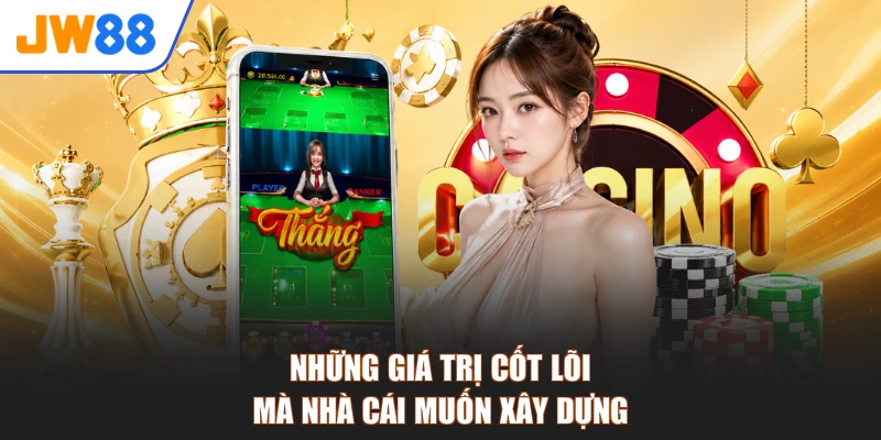 Những giá trị cốt lõi mà nhà cái muốn xây dựng