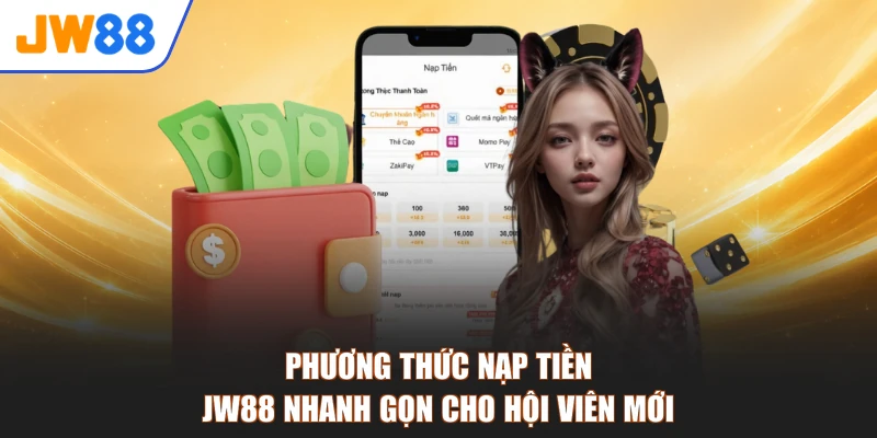 Phương Thức Nạp Tiền JW88 Nhanh Gọn Cho Hội Viên Mới